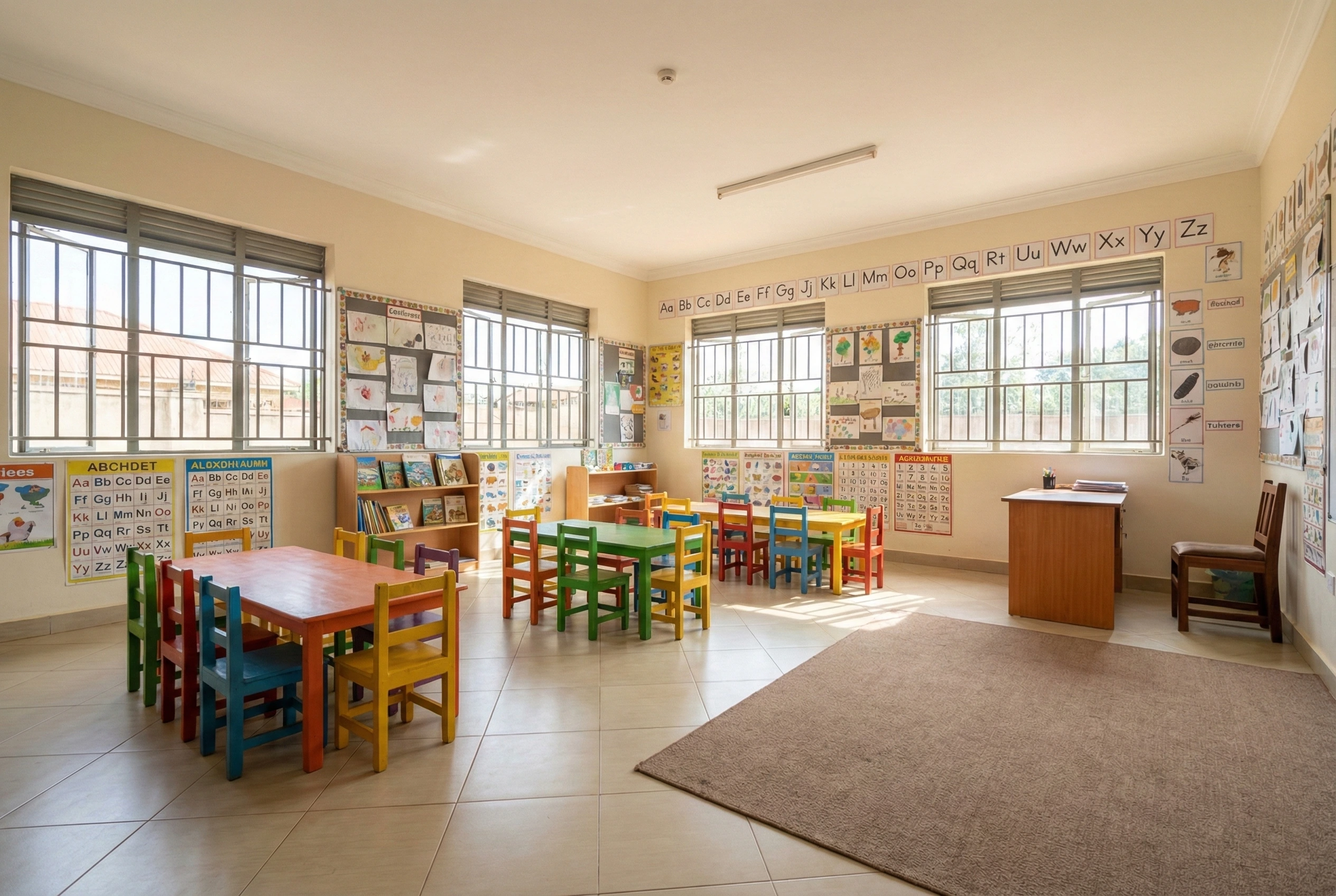 Kindergarten pupils learning through play